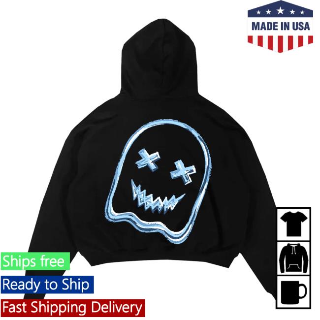 Official Ghost Racing Merch Store Ghost Blue Logo Hoodie Black 4 Official Ghost Racing Merch Store Ghost Blue Logo Hoodie Black