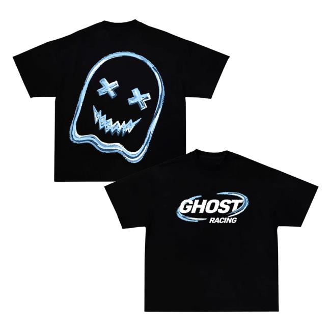 Official Ghost Racing Merch Store Ghost Blue Logo Shirt Black 5 Official Ghost Racing Merch Store Ghost Blue Logo Shirt Black