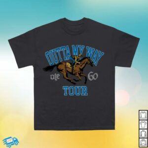 Ole 60 Merch Store Summer Outta My Way Horse Tour Tee