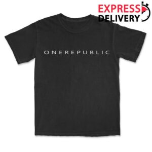 Onerepublic Merch Store Onerepublic Classic Logo Tee Black