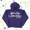 Online Ceramics Merch Store Peace Logo Purple Hoodie
