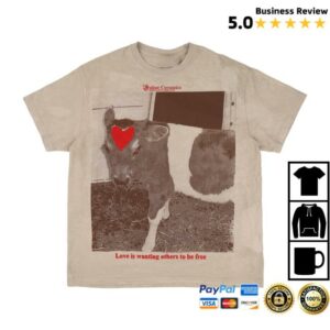 Online Ceramics Merch Store Wanting Others To Be Free Hand Dip Dyed Tee