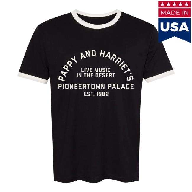 Pappy And Harriets Merch Store P&H Parsons Tee Black 2 Pappy And Harriets Merch Store P&H Parsons Tee Black