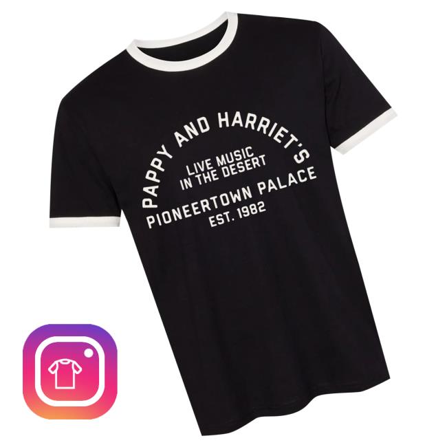 Pappy And Harriets Merch Store P&H Parsons Tee Black 3 Pappy And Harriets Merch Store P&H Parsons Tee Black