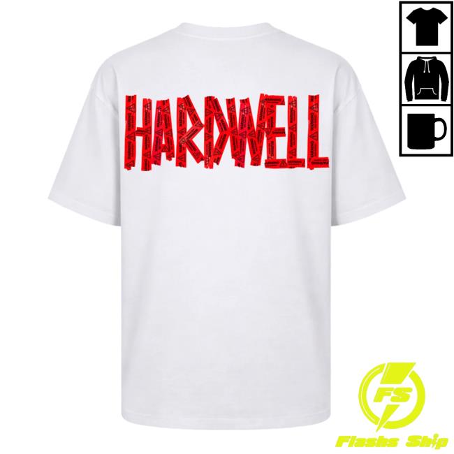 Revealed Clothing Merch Store Hardwell Warning Tape T-Shirt White 4 Revealed Clothing Merch Store Hardwell Warning Tape T-Shirt White