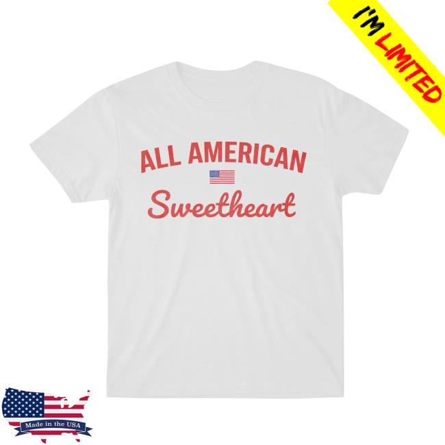 Sallie Grace Merch Store American Sweetheart White Tee 2 Sallie Grace Merch Store American Sweetheart White Tee