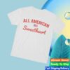 Sallie Grace Merch Store American Sweetheart White Tee 1 Sallie Grace Merch Store American Sweetheart White Tee