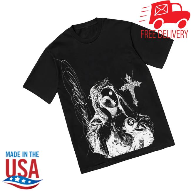 Section 8 Official Merch Store Sad Virgin Mary Black Shirt 3 Section 8 Official Merch Store Sad Virgin Mary Black Shirt