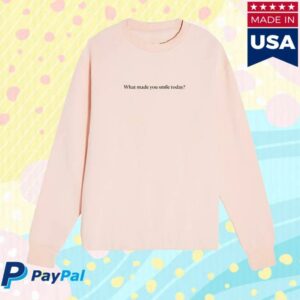 Seek Discomfort Merch Store What Made You Smile Today Crew