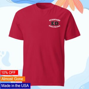 Stanford Ed Store Merch Fire Classic Logo Tee Red