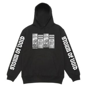 Storm Of Void Merch Store Stack Flag Hoodie Black Color