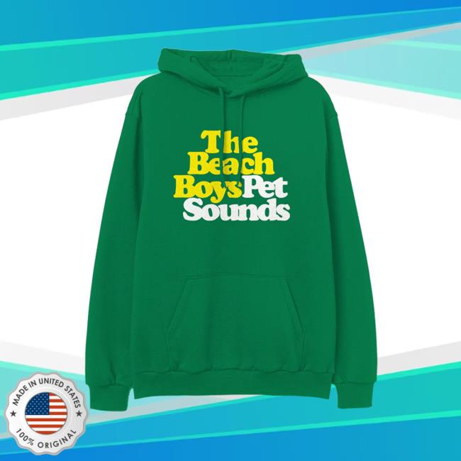 The Beach Boys Merch Store Pet Sounds Logo Green Hoodie 2 The Beach Boys Merch Store Pet Sounds Logo Green Hoodie