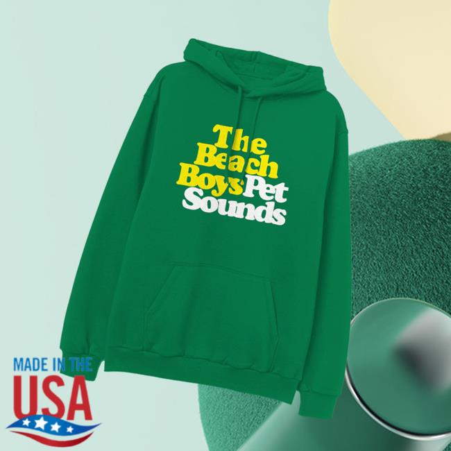 The Beach Boys Merch Store Pet Sounds Logo Green Hoodie 3 The Beach Boys Merch Store Pet Sounds Logo Green Hoodie