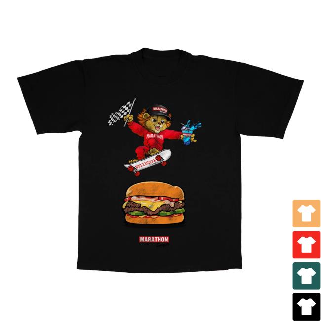 The Marathon Clothing Merch Store Leo Skateboard T-Shirt Black 2 The Marathon Clothing Merch Store Leo Skateboard T-Shirt Black