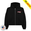 The Marathon Clothing Merch Store Marathon Burger Zip-Up Hoodie Black