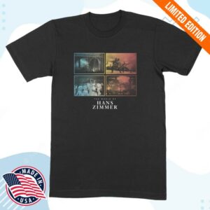 The World Of Hans Zimmer Merch Store Photo Tour Black T-Shirt