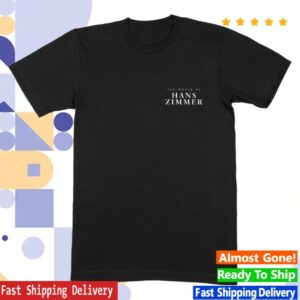 The World Of Hans Zimmer Merch Store Titles Live Photo Black T-Shirt