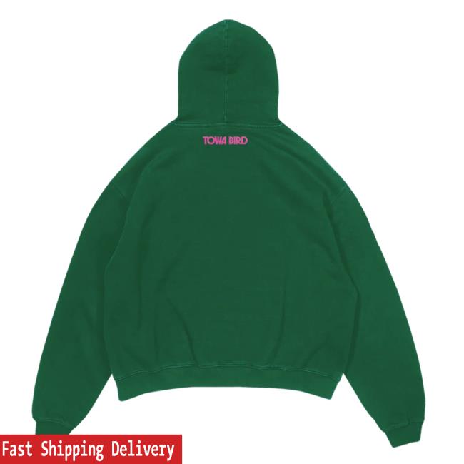 Towa Bird Merch Store Green Gentleman Hoodie 4 Towa Bird Merch Store Green Gentleman Hoodie