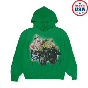 Travis Scott Merch Store Cj X Spongebob Fancy Life Hoodie