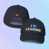 Tucker Carlson Merch Store Learing Baseball Hat Navy