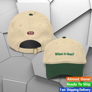 Tucker Carlson Merch Store What Is That Vintage Hat Natural Dark Green