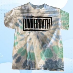 Underoath 777 Merch Store Blue Tye Dye Shirt