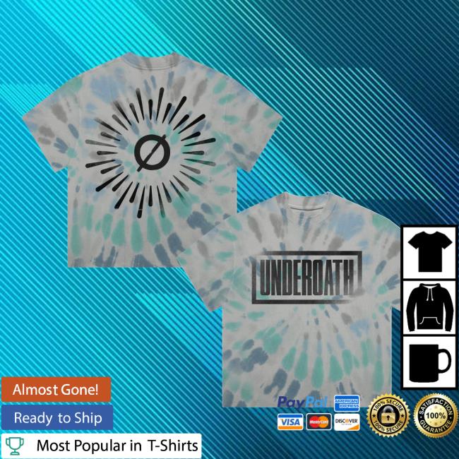 Underoath 777 Merch Store Blue Tye Dye Tee 2 Underoath 777 Merch Store Blue Tye Dye Tee
