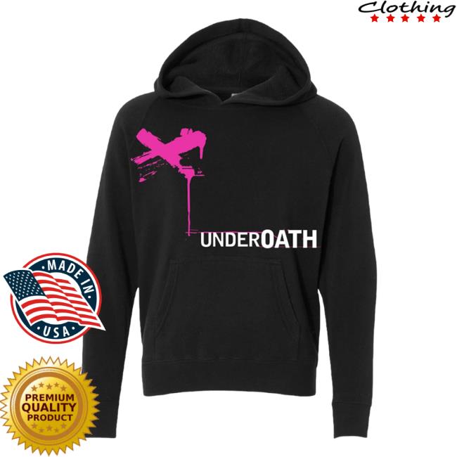 Underoath 777 Merch Store Pink X Youth Hoodie 2 Underoath 777 Merch Store Pink X Youth Hoodie