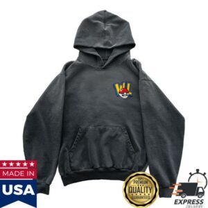 Warren Lotas Merch Store Psychic Cat Hoodie Vintage Black