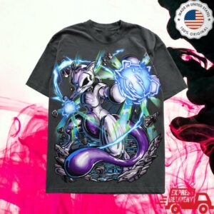 Warren Lotas Merch Store Psychic Cat T-Shirt Vintage Black