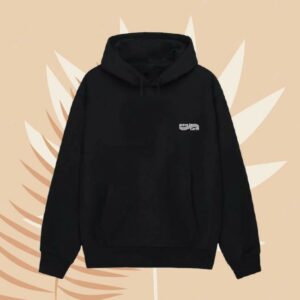 Wave To Earth Merch Store All Tour Date Hoodie Black