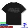 Wave To Earth Merch Store All Tour Date T Shirt Black
