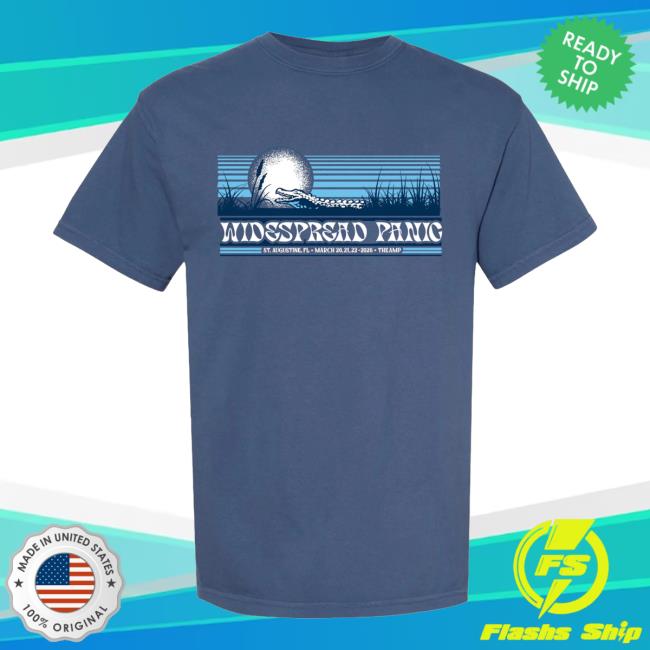 Widespread Panic Merch Store 2026 St Augustine Event T Gator 2 Widespread Panic Merch Store 2026 St Augustine Event T Gator