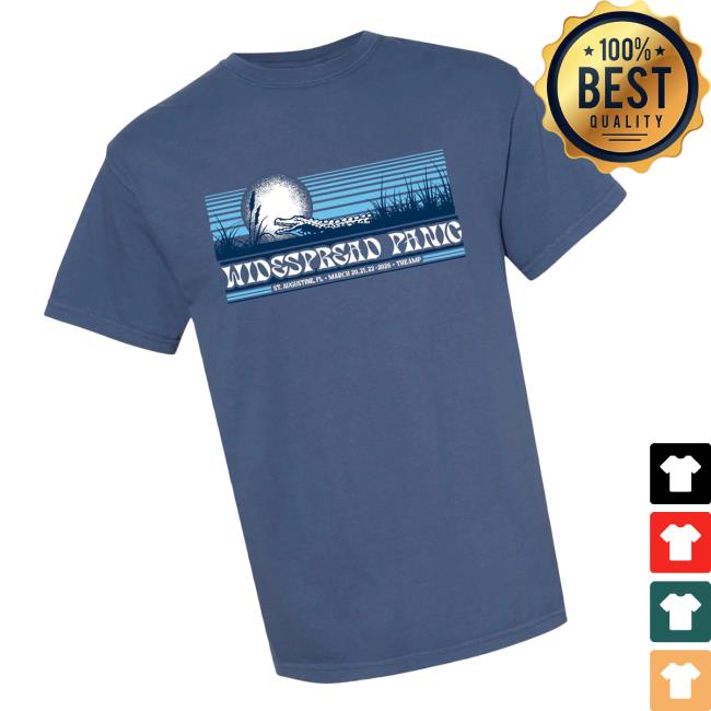 Widespread Panic Merch Store 2026 St Augustine Event T Gator 3 Widespread Panic Merch Store 2026 St Augustine Event T Gator