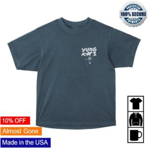 Yung Kai Merch Store Stay With The Ocean Tour Tee Navy