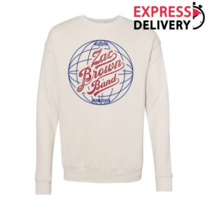 Zac Brown Band Merch Store Sphere Crewneck Sweatshirt