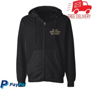Zac Brown Band Merch Store Sphere Skull Zip Hoodie