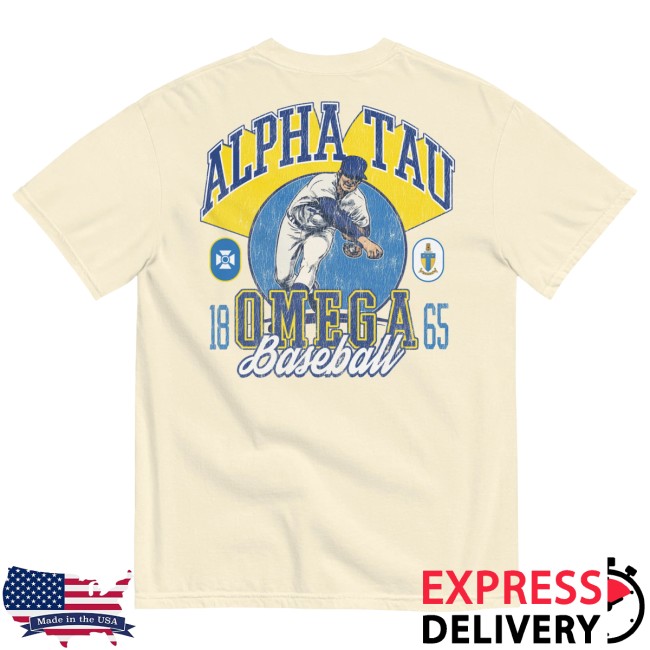 Alpha Tau Omega Store Merch Drop 026 Ato Vintage Baseball T-Shirt