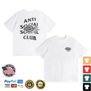 Anti Social Social Club Store Merch Assc X Dickies Flame Tee White