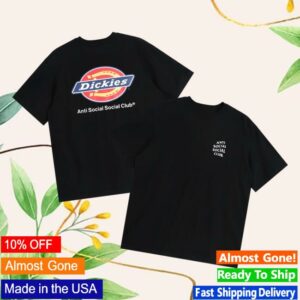 Anti Social Social Club Store Merch Assc X Dickies Logo Tee Black