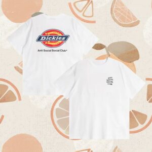 Anti Social Social Club Store Merch Assc X Dickies Logo Tee White