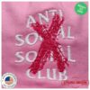 Antisocialsocialclub Merch Store Cancelled Paint Cap Pink