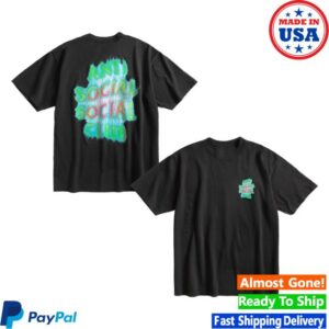 Antisocialsocialclub Merch Store Thermal Flame Tee