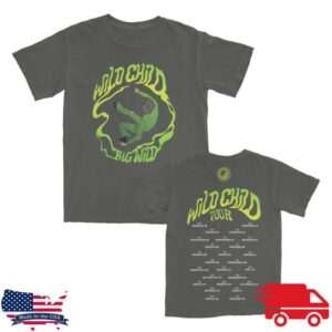 Big Wild Merch Store Wild Child 2025 Tour T-Shirt (Pepper)