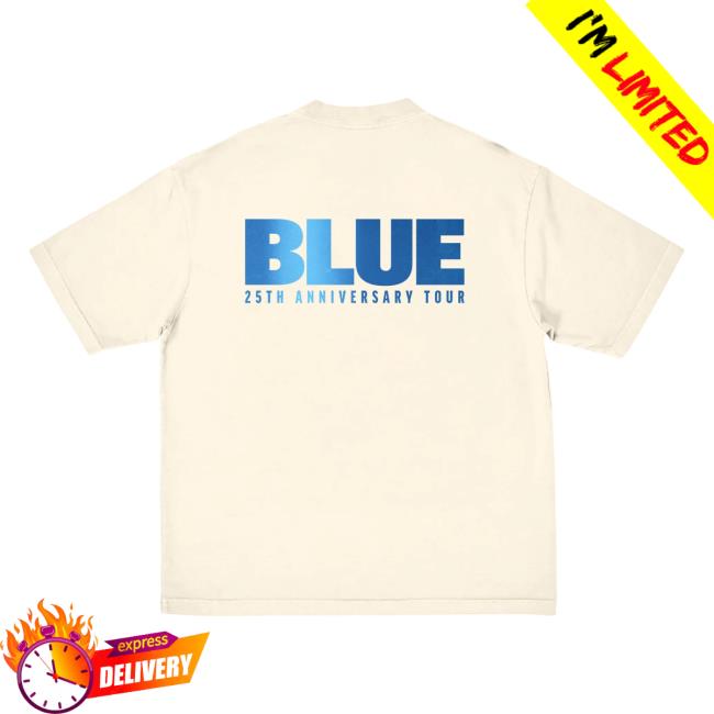 Blue Merch Store One Love Lyric Off-White Tee 4 Blue Merch Store One Love Lyric Off-White Tee