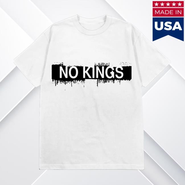 Bruce Springsteen Merch Store 2026 Land Of Hope & Dreams American Tour No Kings Tee White