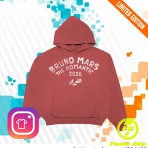 Bruno Mars Merch Store The Romantic Tour Hoodie