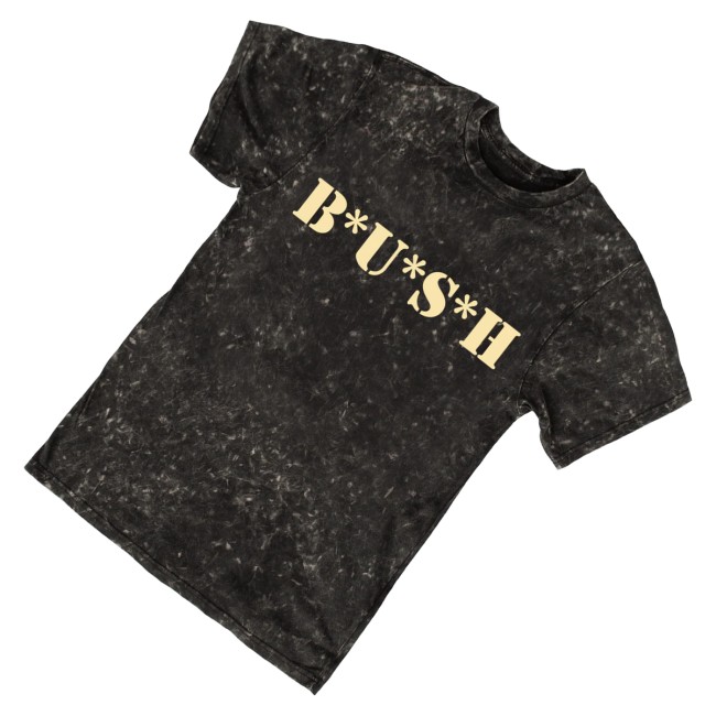 Bush Store Merch Bush Army Distressed Black Tee 3 Bush Store Merch Bush Army Distressed Black Tee