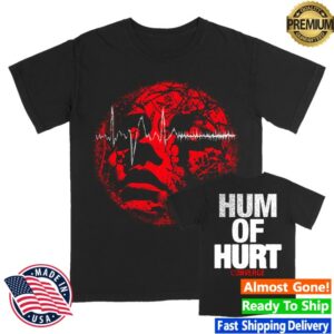 Converge Store Merch Facewaves Red T-Shirt Black