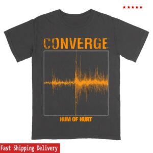 Converge Store Merch Hum Of Hurt Album Cover T-Shirt Pepper